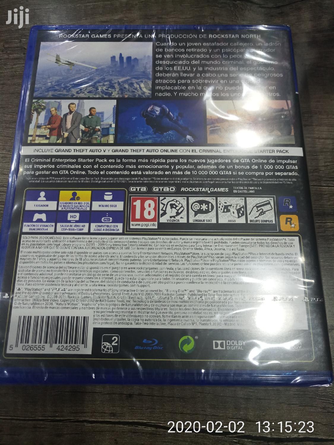 Grand Theft Auto v-Ps4