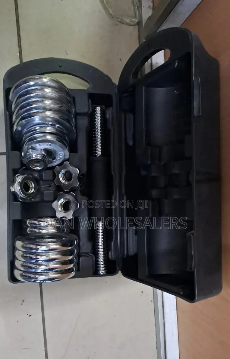Dumbbells 30kgs Chrome Adjustable