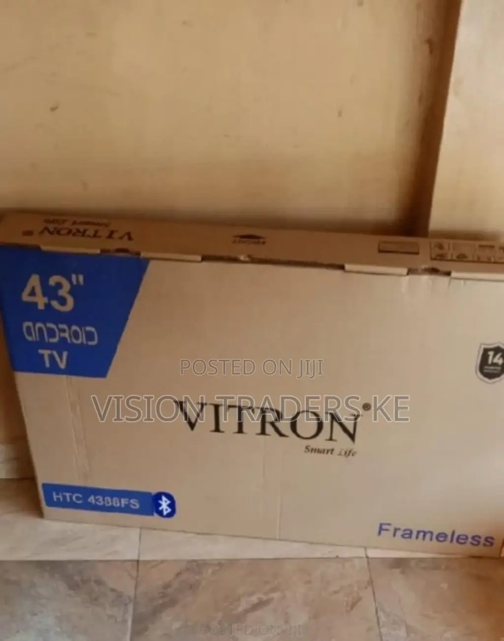 Vitron 43 Inches Vitron 43 Smart Android Tv With Bluetooth