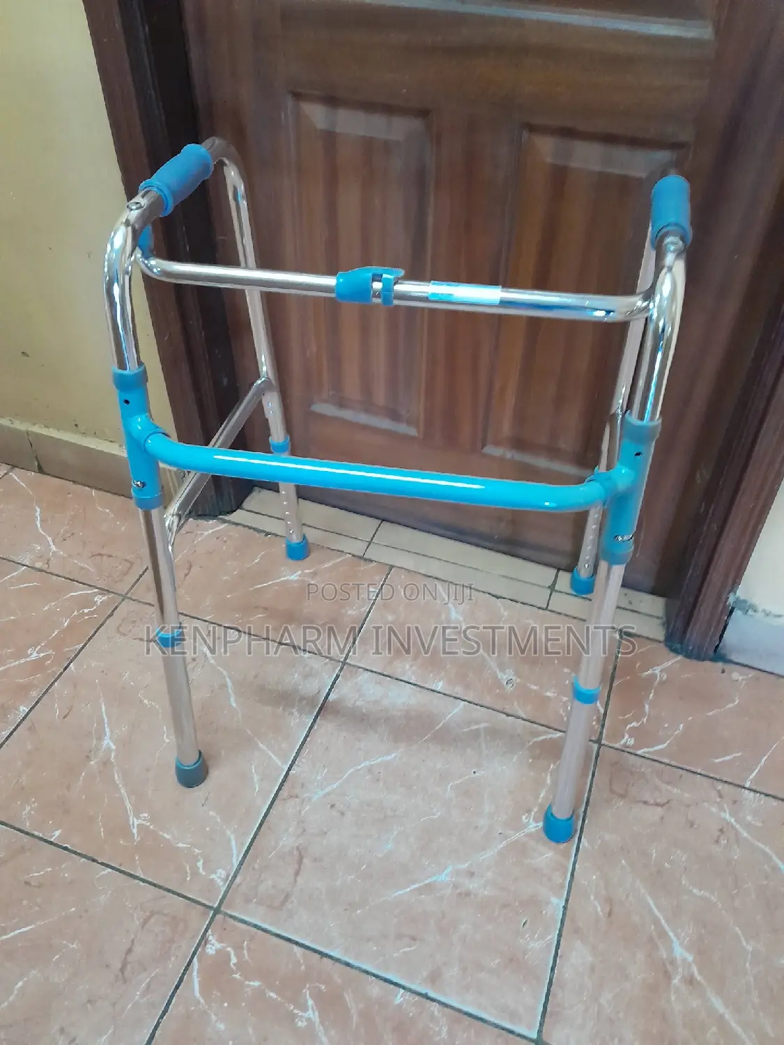 Walking Frame Without Wheels, Crutches, Adjustable Height