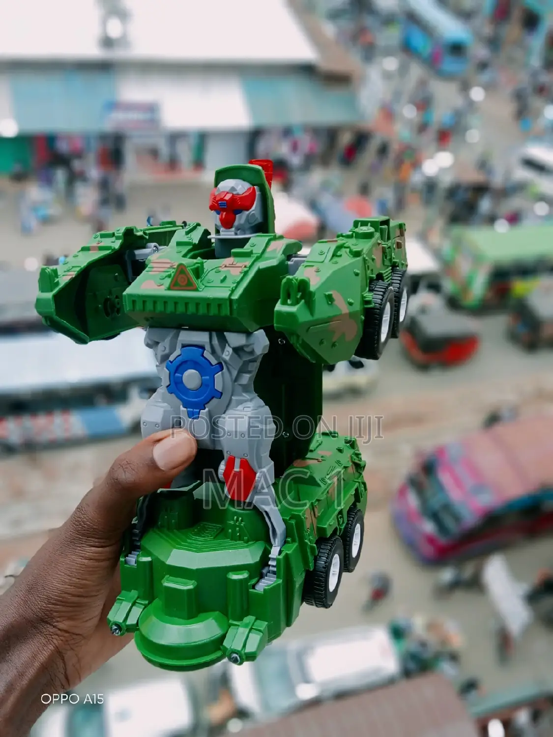 Millitary Transformer Toy Car Led Lights