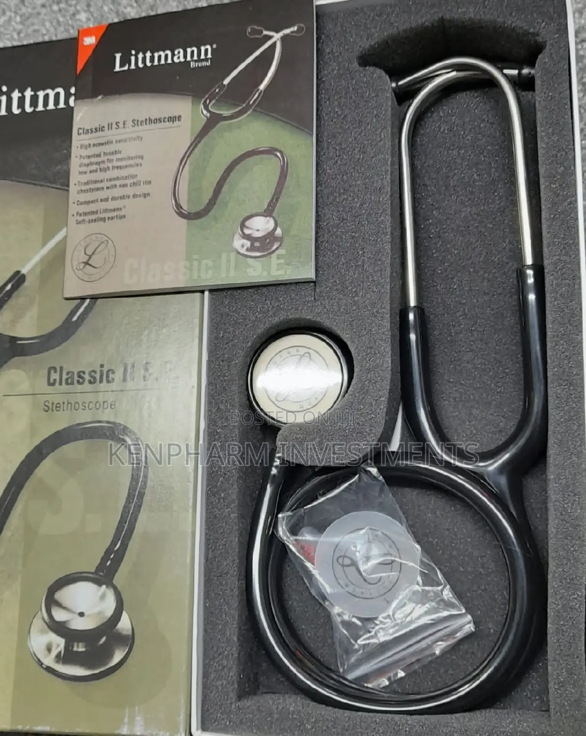 Littmann Brand Classic Ii Stethoscope S.E Black