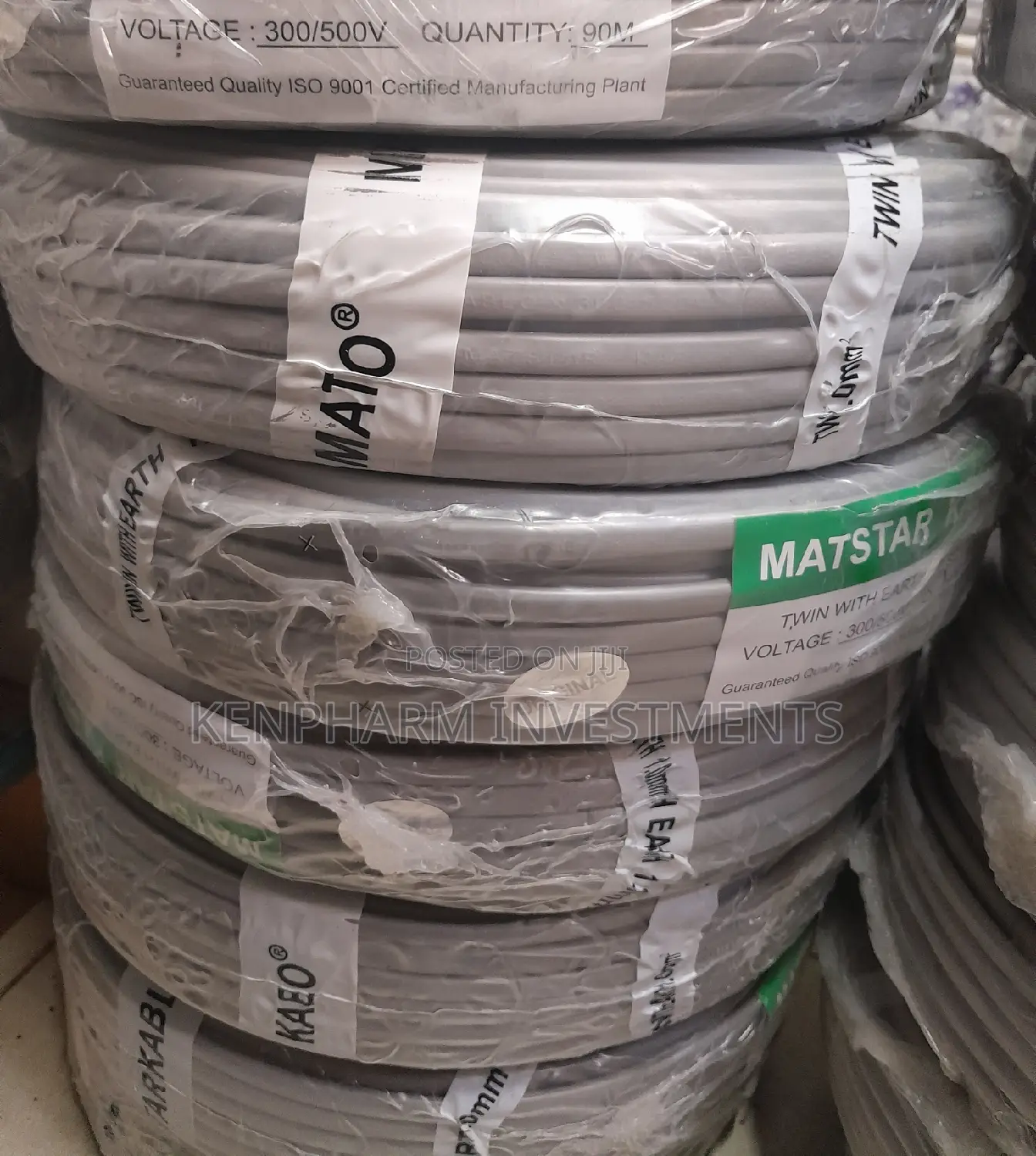 1.5mm Twin With Earth, Sheathed Electric Cable(300/500v)