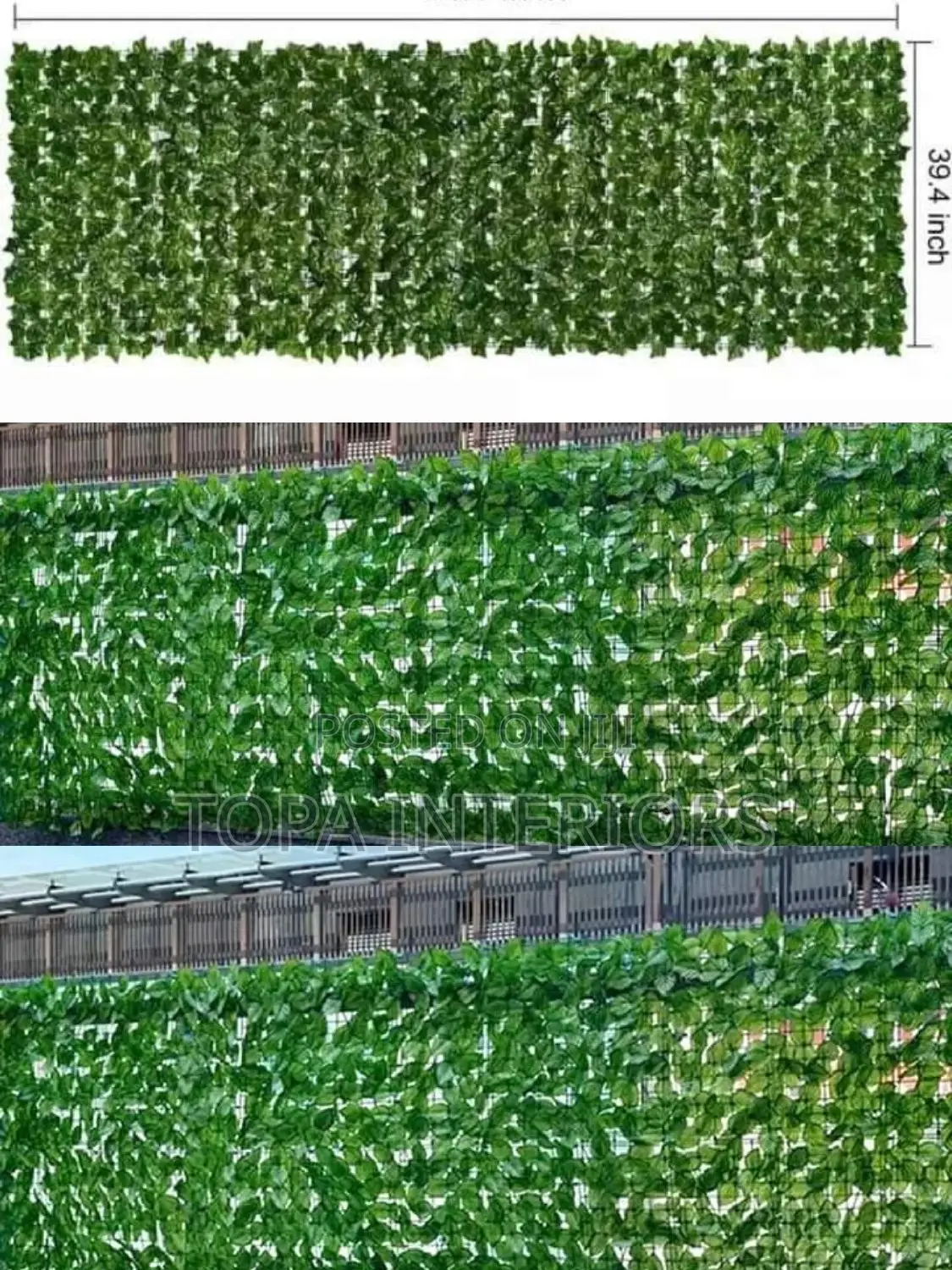 Artificial Outdoor Balcony Garden Wall Screen Privacy Decor Fence