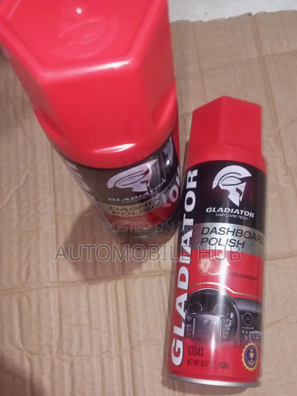 Gladiator Dashboard Spray Car Air Fresheners 450ml Red