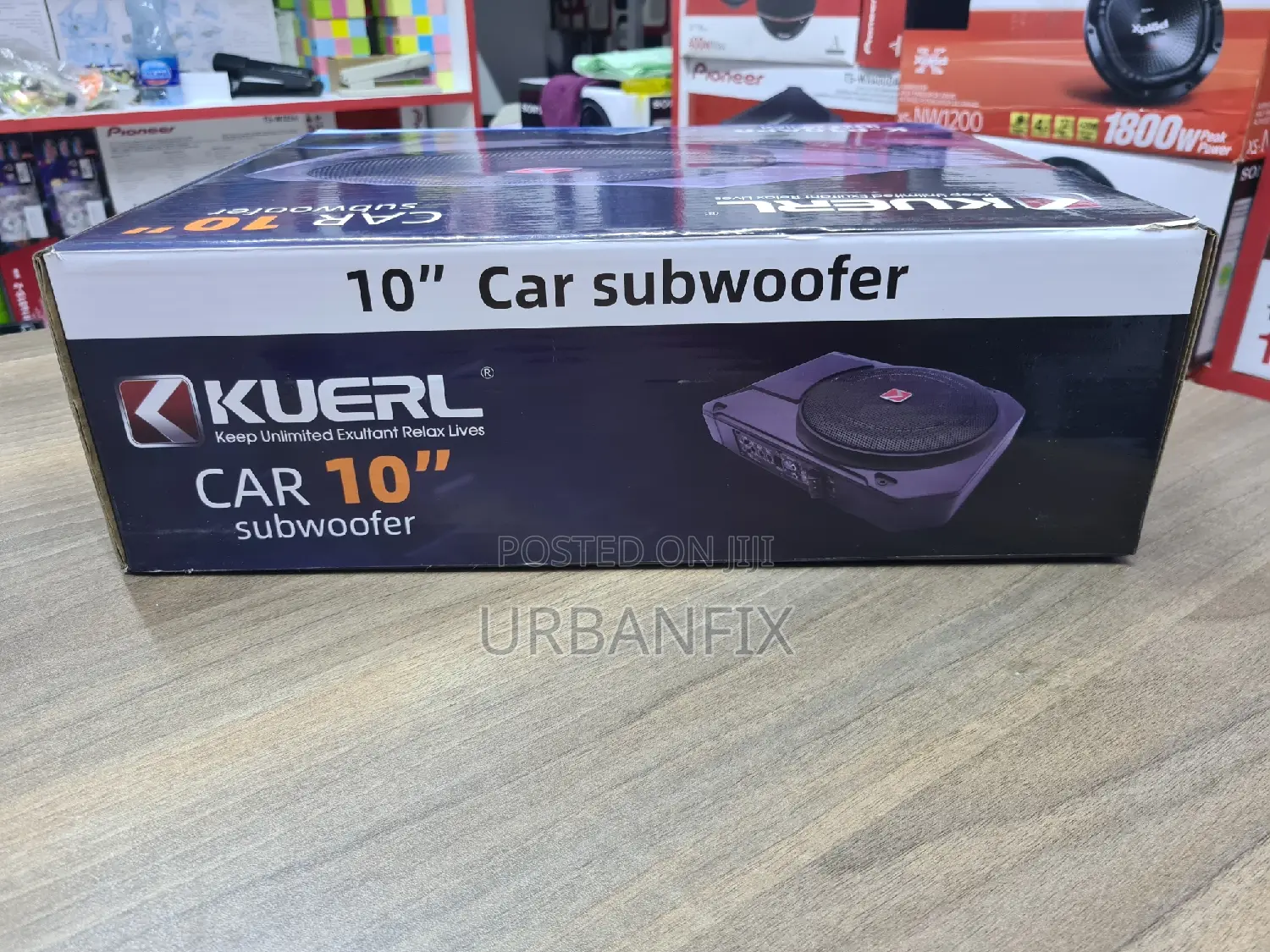 Kuerl Powerful 10 Inch 800 Watts Underseat Subwoofer