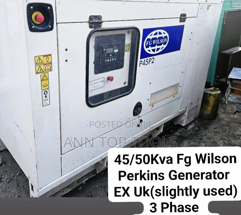 Wilson Perkins Generator Ex Uk 3phase 50kva Silent