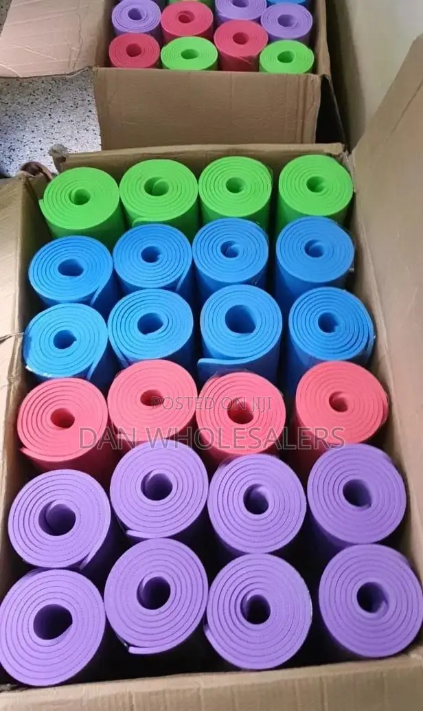 Gym Rubber Yoga-Mat Thick Non-Slip Exercise Mat Pad