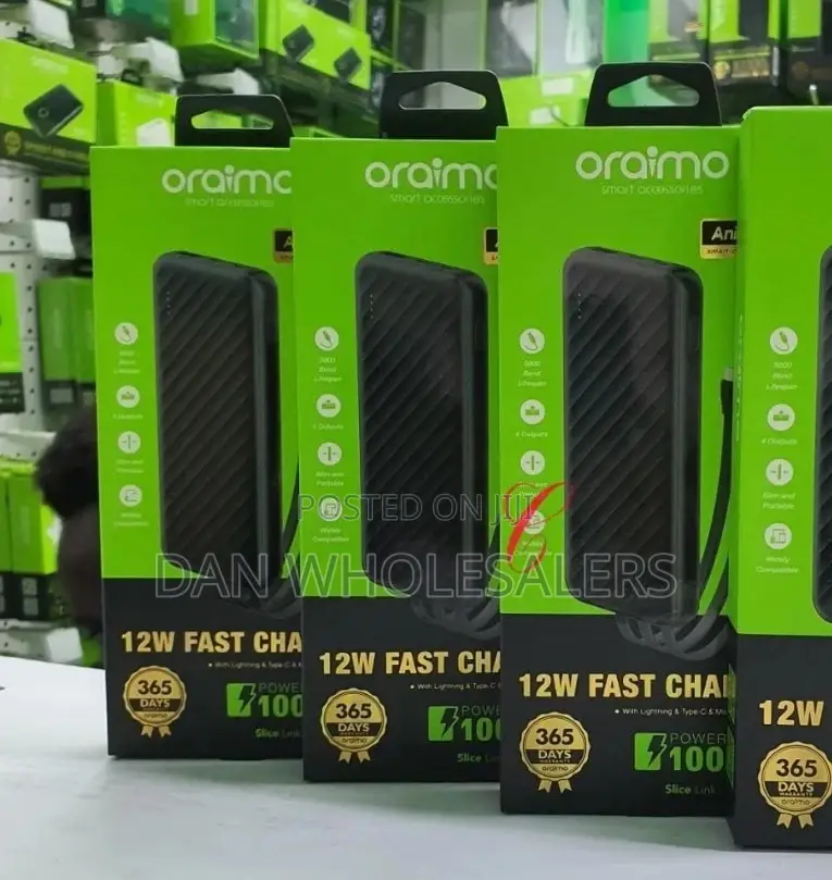 Oraimo Slice Link OPB-P5101 10,000mah Power Banks