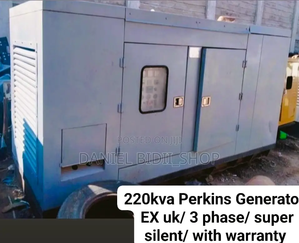 220 Kva Perkins Silent EX UK Diesel Generator