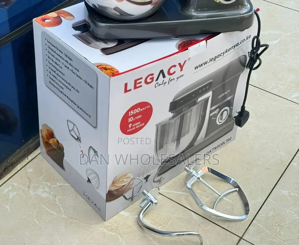 Legacy Stand Mixer 10L 1500watts Black