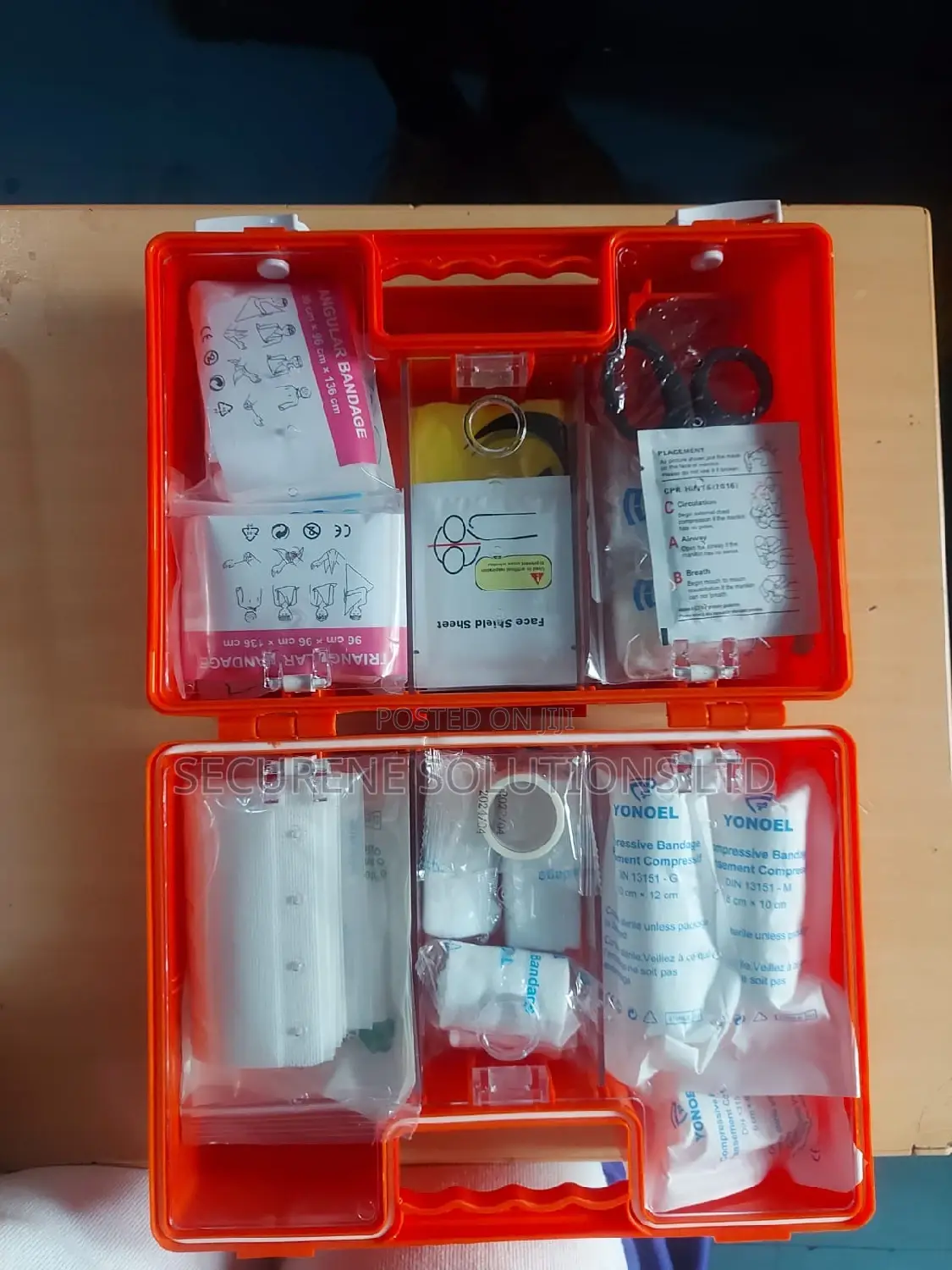 Medium Red First Aid Kit Covering Upto 30 People