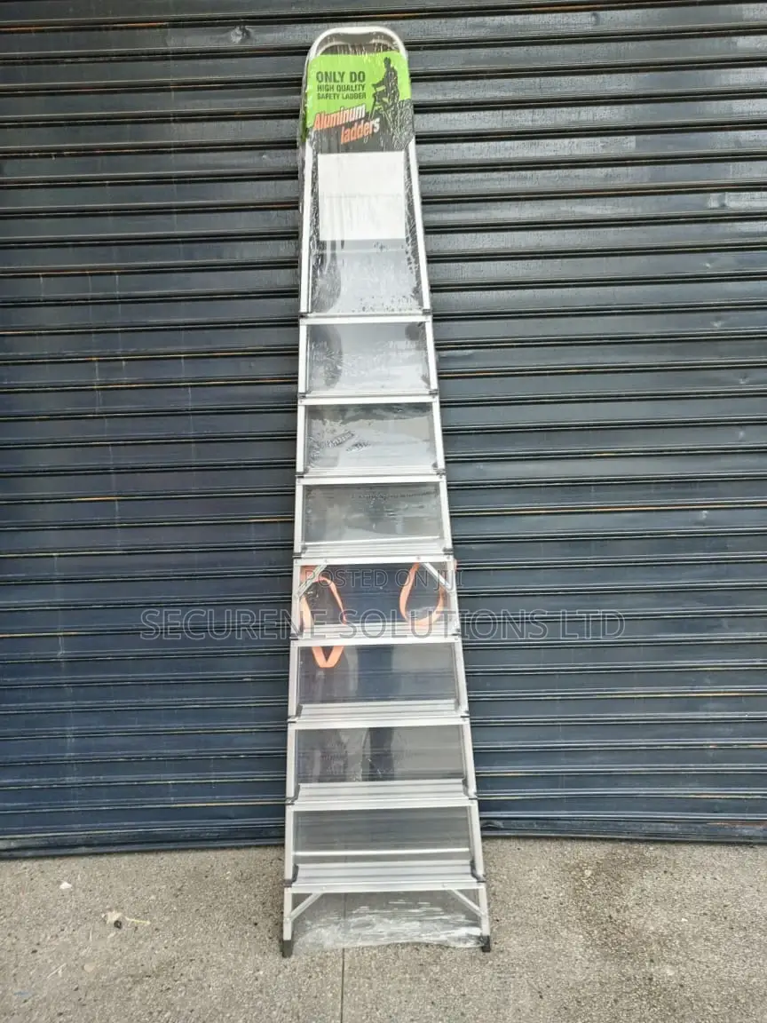 Aluminium 9 Steps Free Stand a Type Ladder