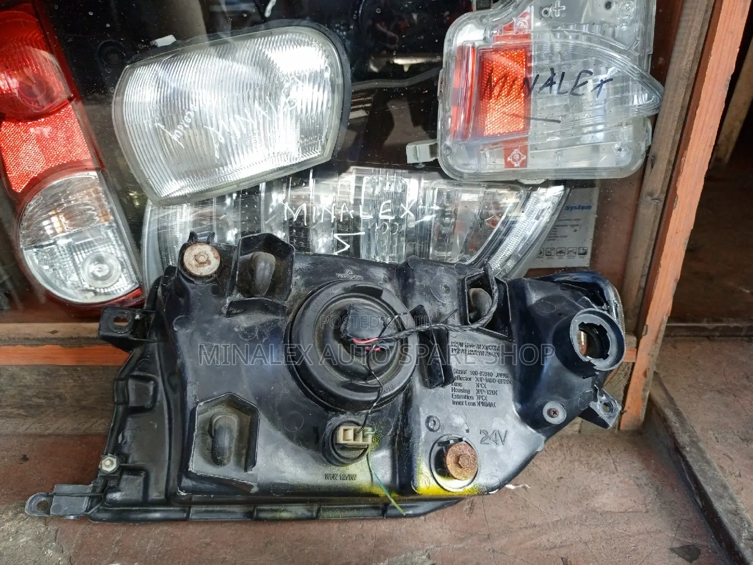 Mitsubishi Pajero IO Headlights Clear Reflector