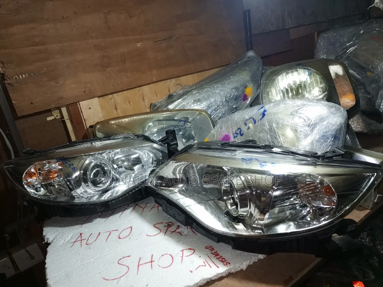 Subaru N14 Zenon Headlights Crystal Clear Reflector