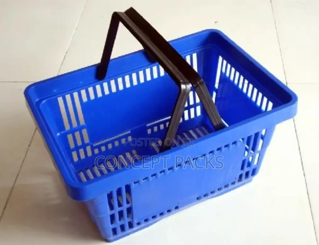 Easily Portable Supermarket Shopping Basket.
