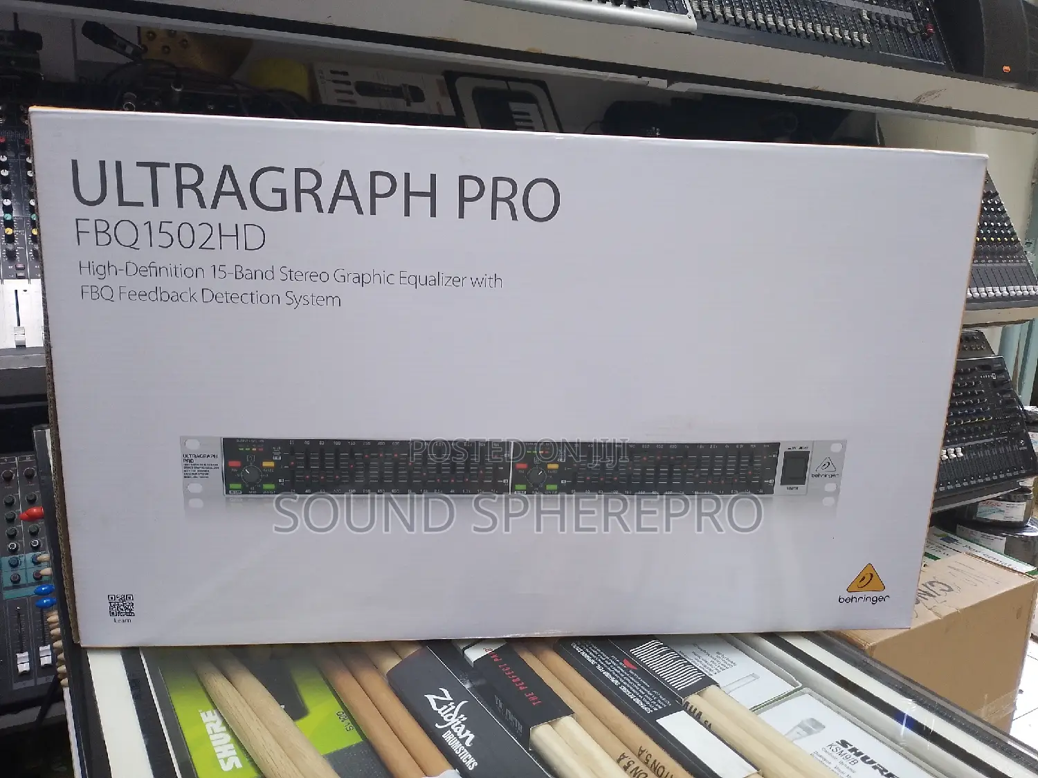 Behringer FBQ 1502HD 15 Band 2 Channel Equalizer