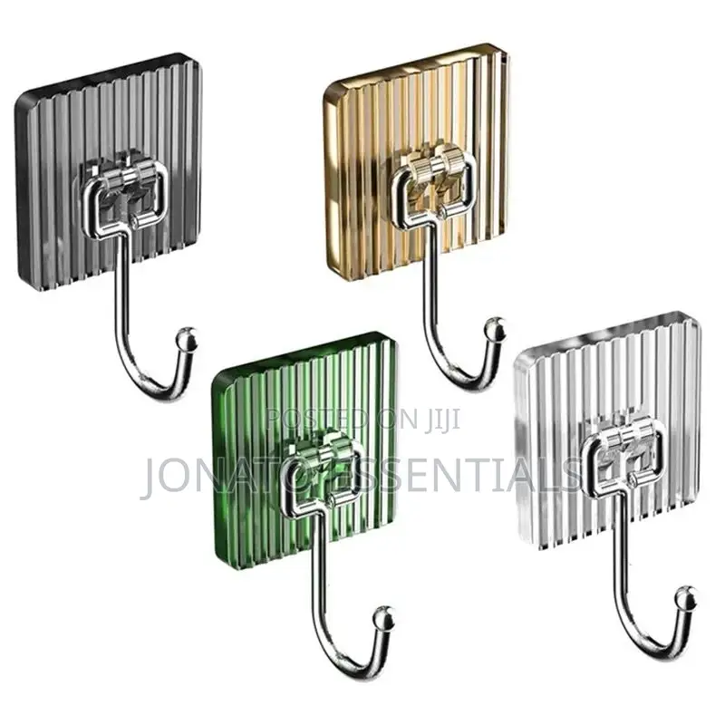 10pc Multipurpose Adhesive Wall Hooks