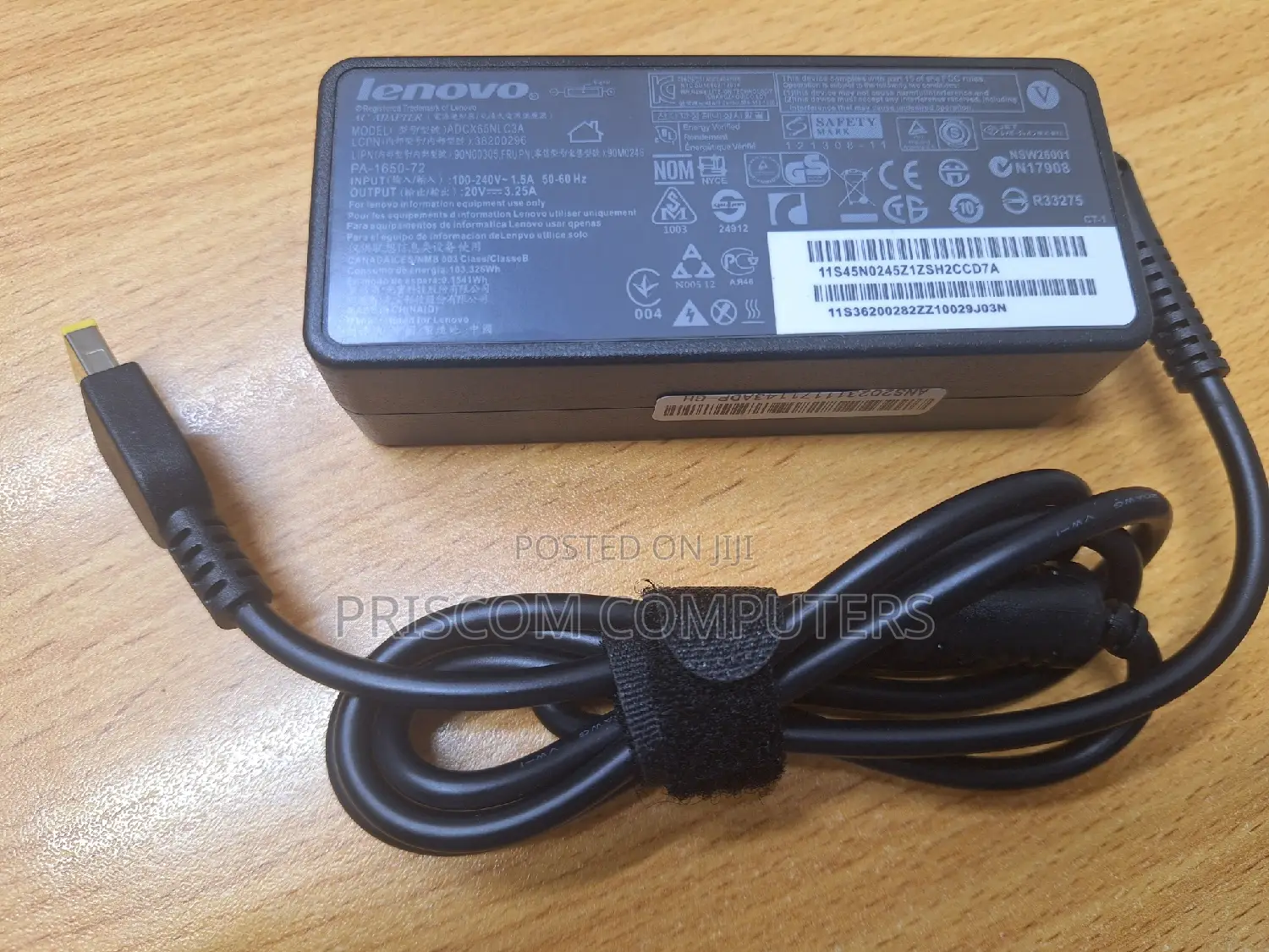 20V Lenovo Laptop Charger