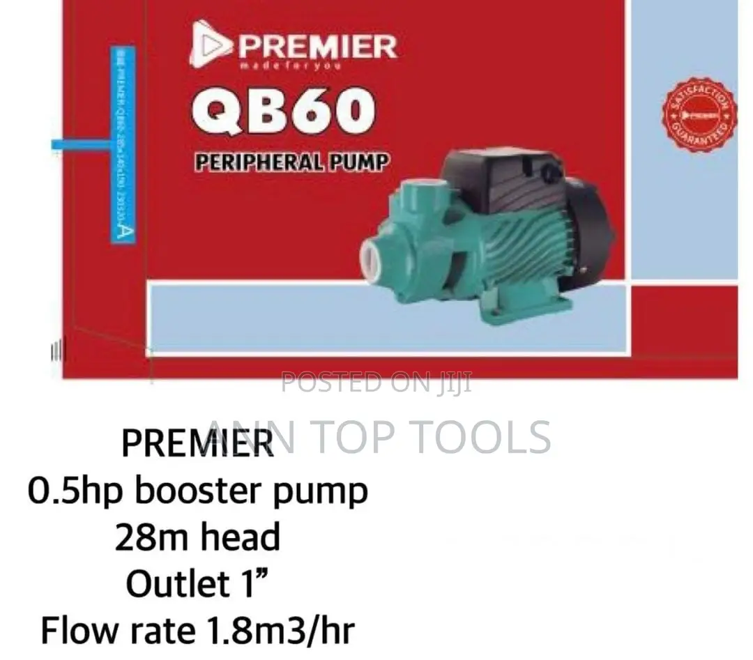 Premier Peripheral Booster Pump 0.5hp 28m