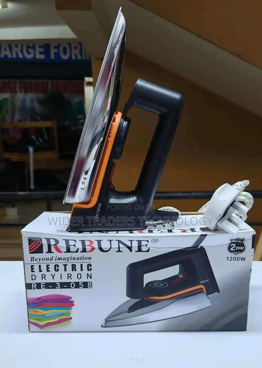 Rebune Electric Dry Iron Box RBN Non-Stick Coating