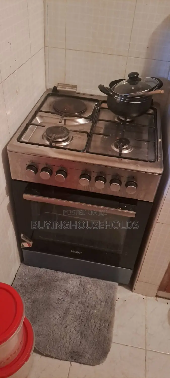 Haier 60x60 Stainless 3+1 Cooker,Used 4months