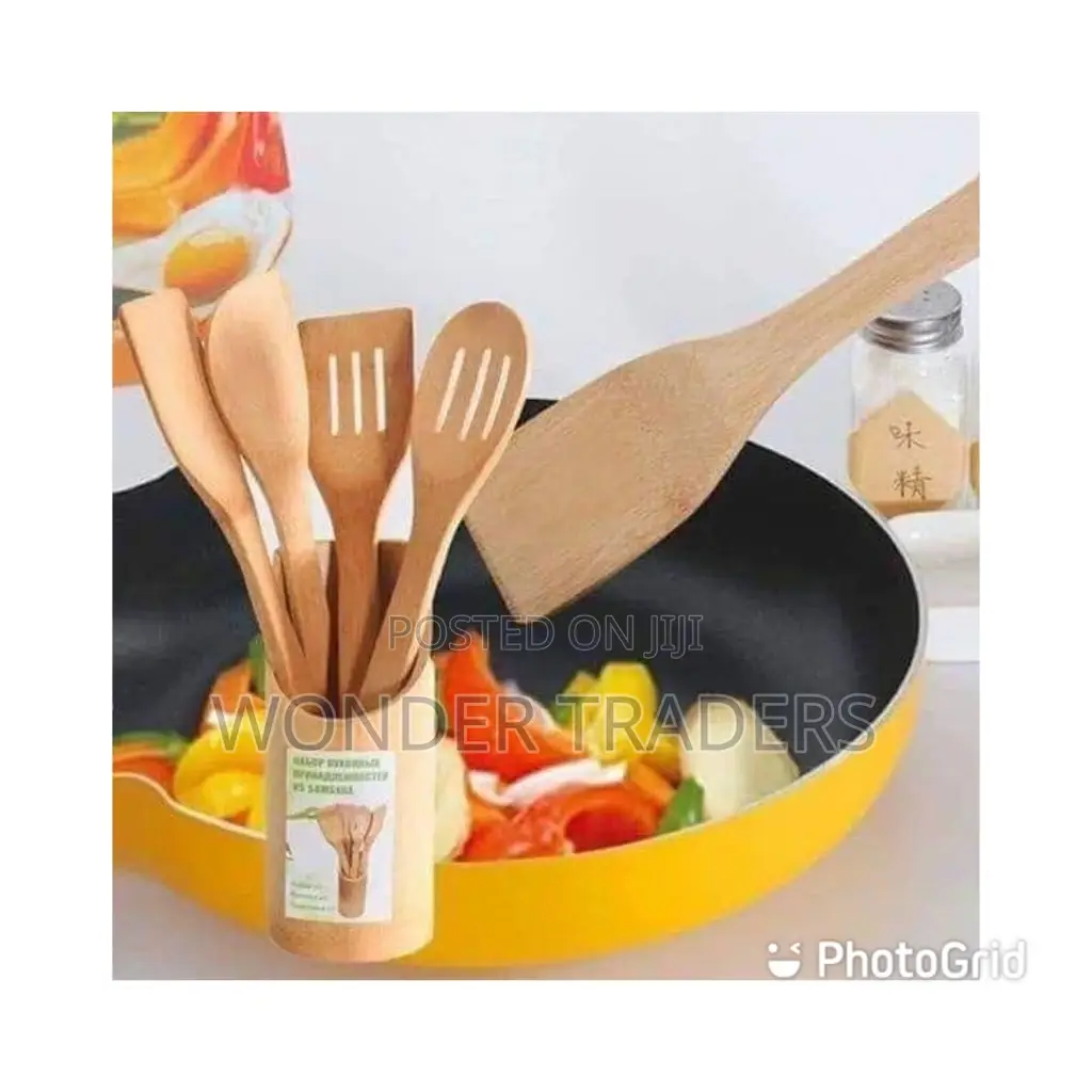 Wooden Cooking Spoons Set