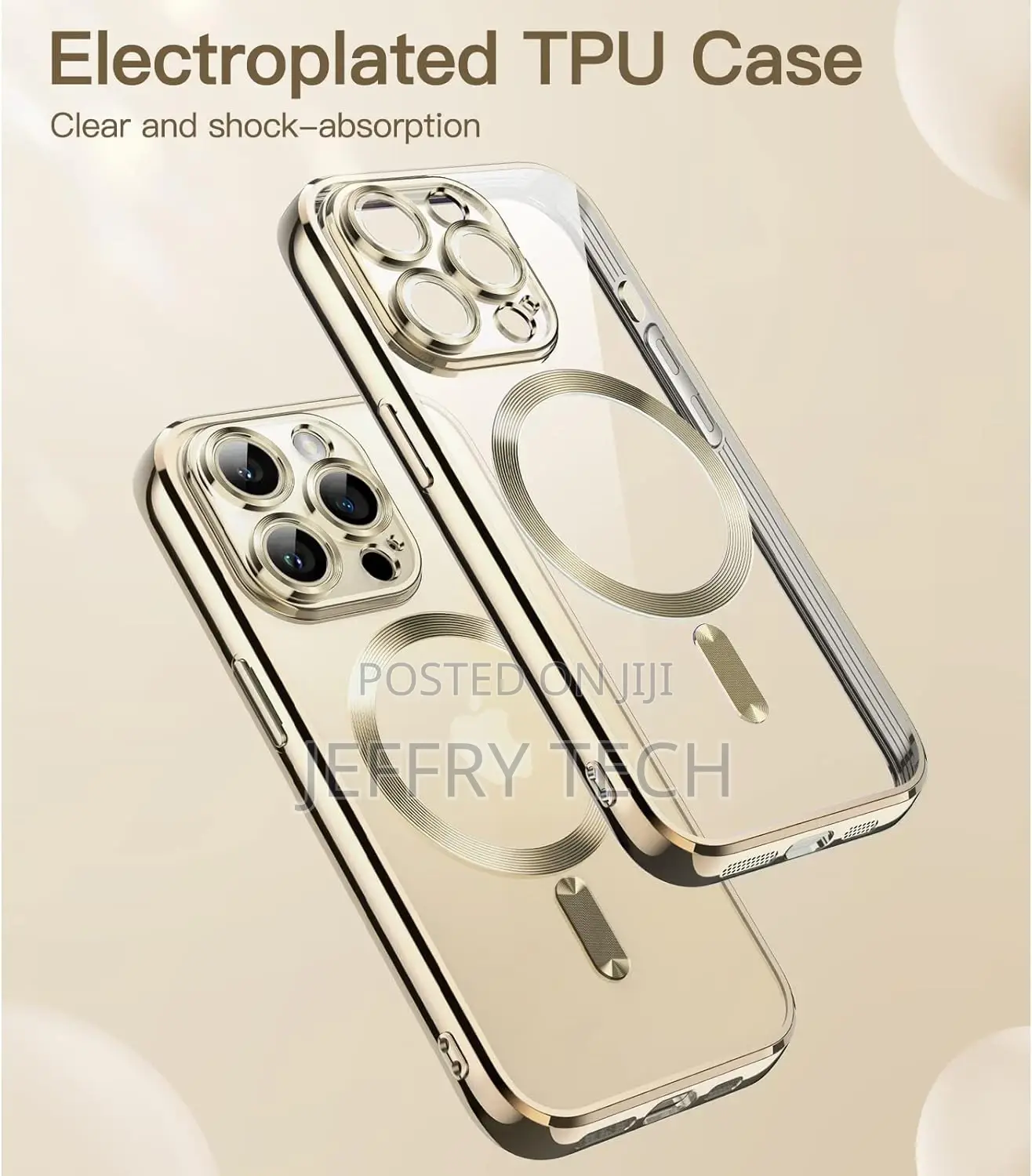 Electroplated Case for iPhone 14 Pro Max 6.7-Inch, Camera Le
