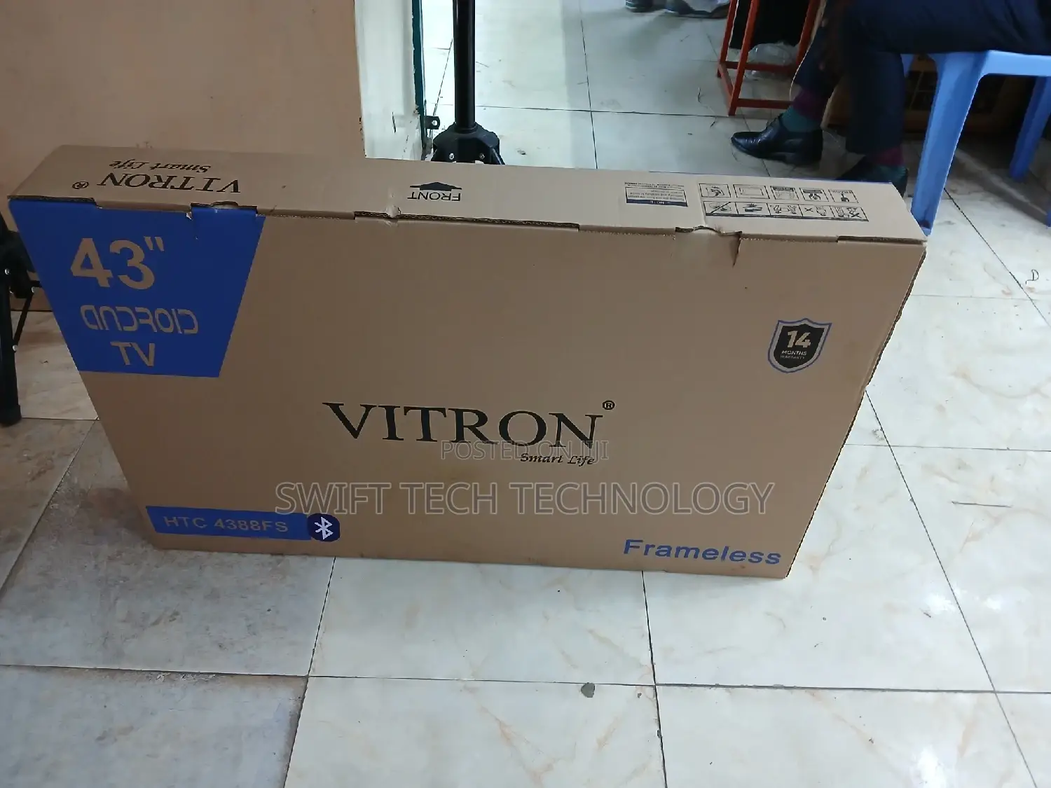 Vitron 43 Smart Android Frameless Bluetooth Tv