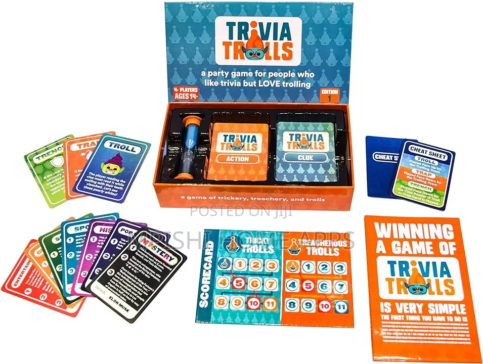Trivia Trolls Party Game
