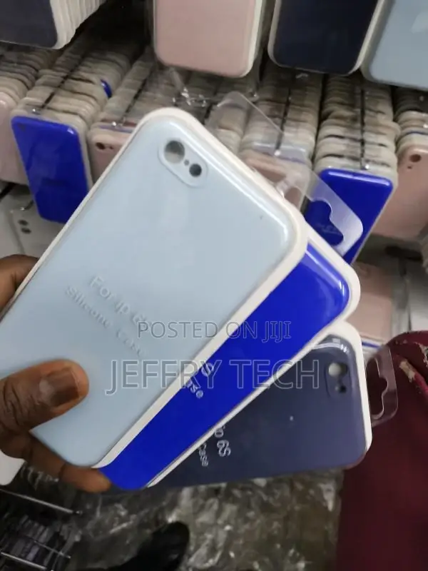 No Logo Shockproof Liquid Silicone Case for iPhone 6s