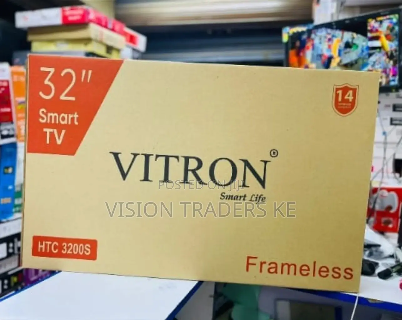 Vitron Vitron 32 Inches Smart Android Frameless Tv Fullhd.