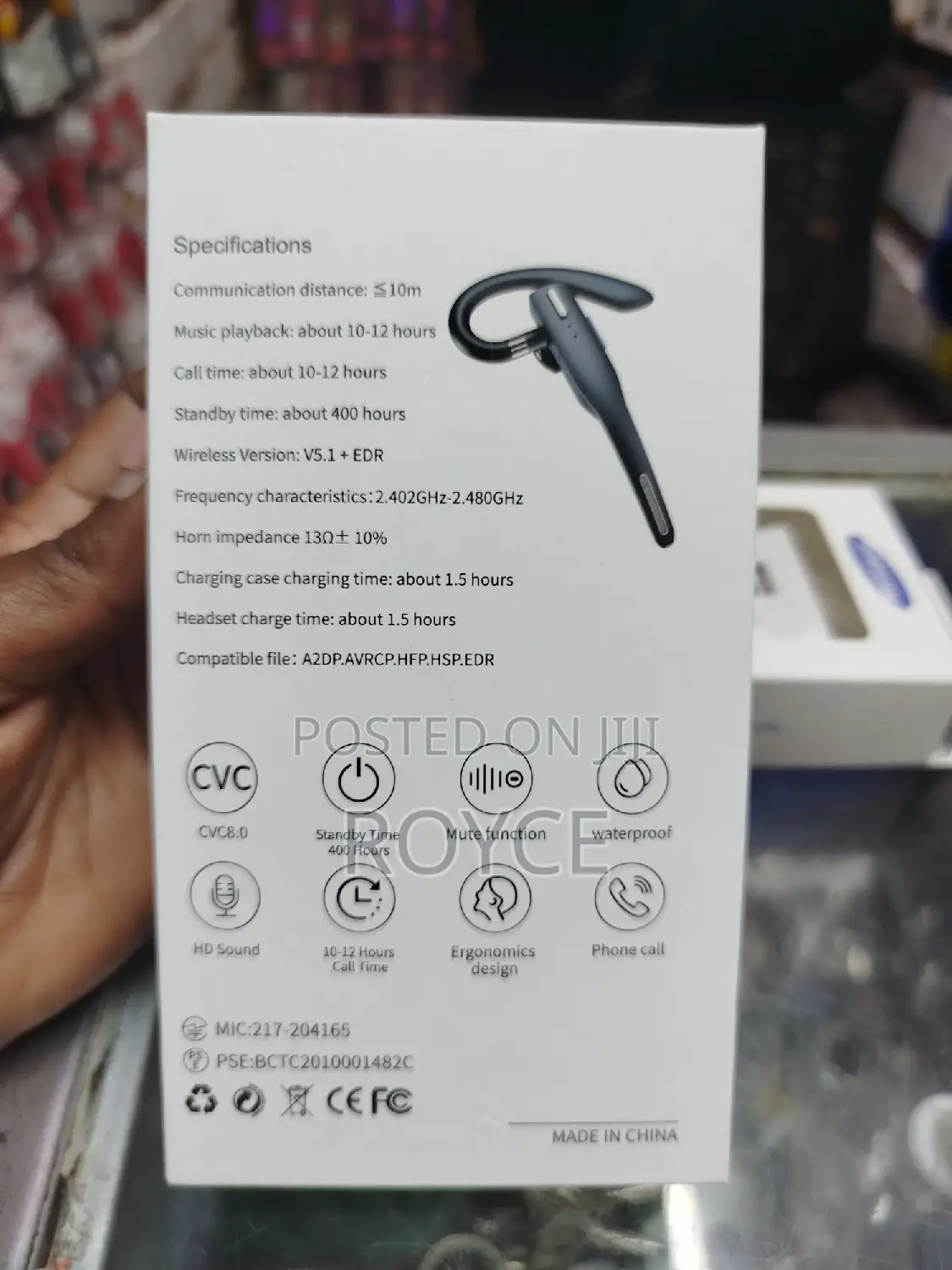 Stereo Super Mini Wireless Headset