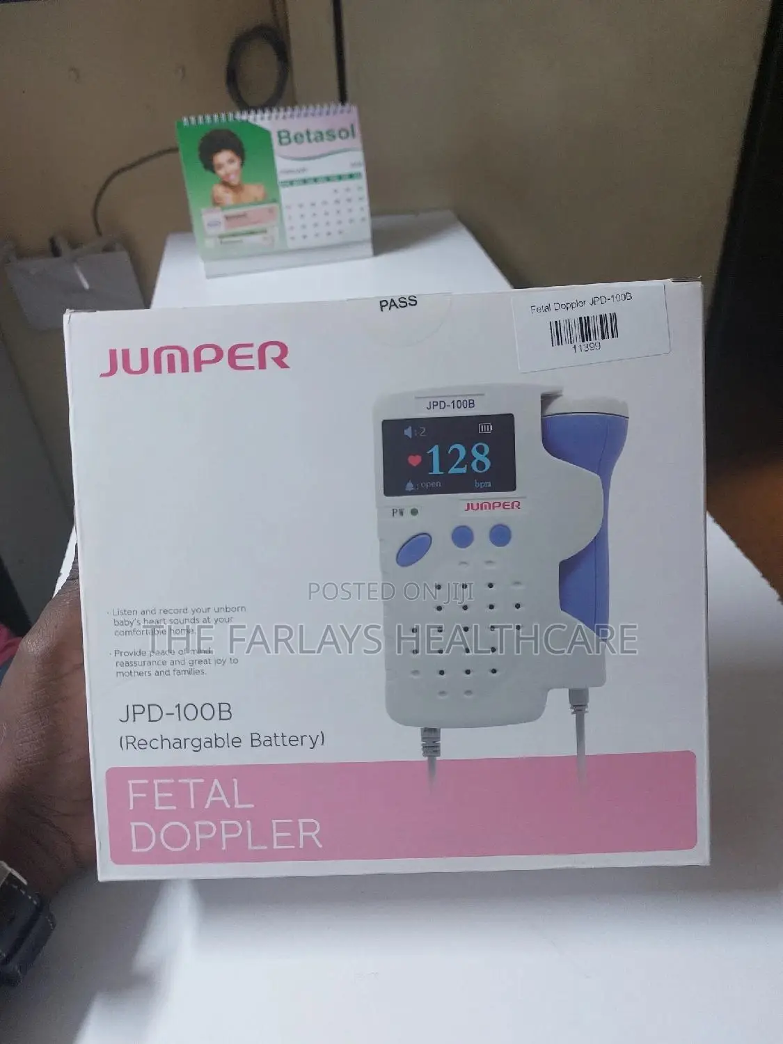 Jumper Rechargable Fetal Doppler JPD-100B