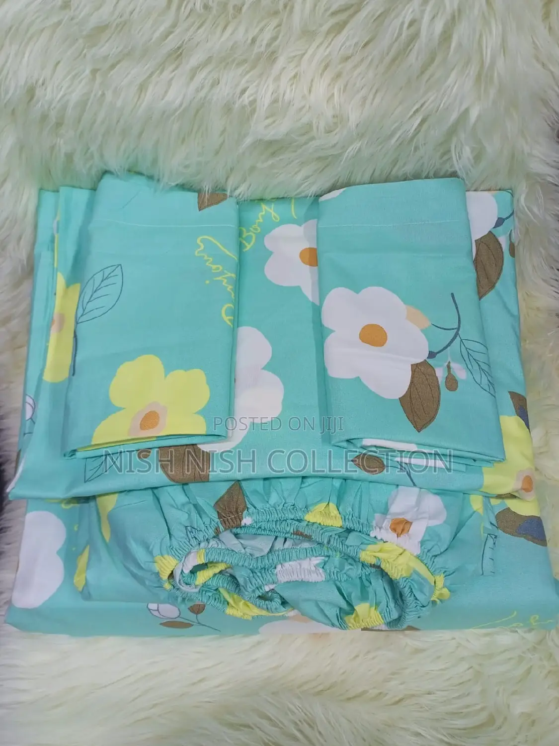 5 Piece Fitted Mattress Cover and Bedsheets