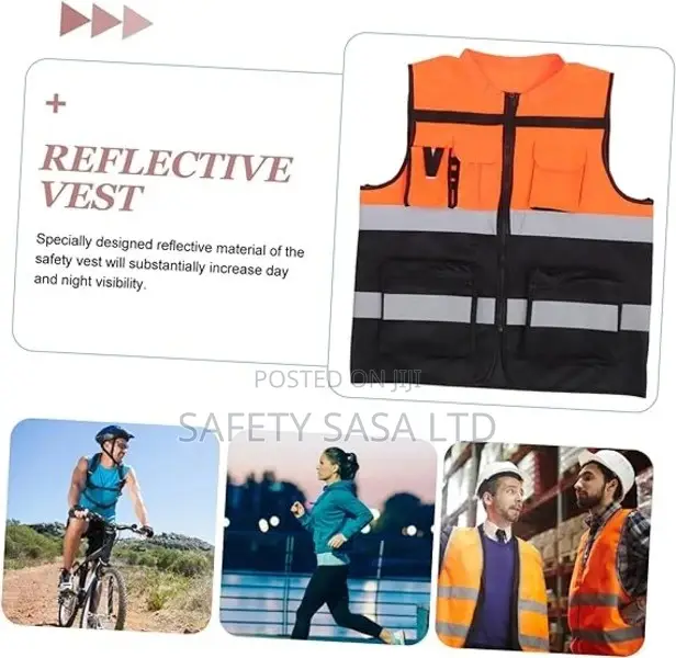 Reflector Jackets Orange And Black