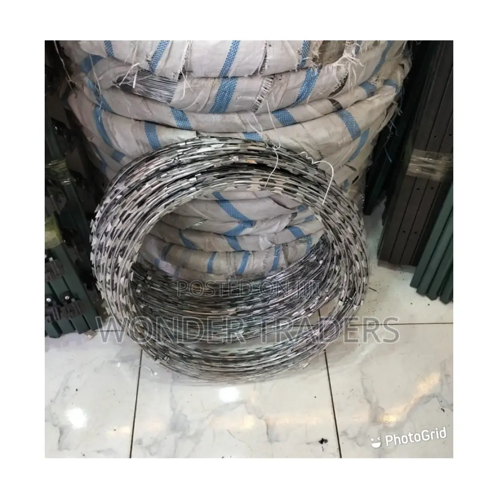 Electric Razor Wire Silver 450mm Diameter