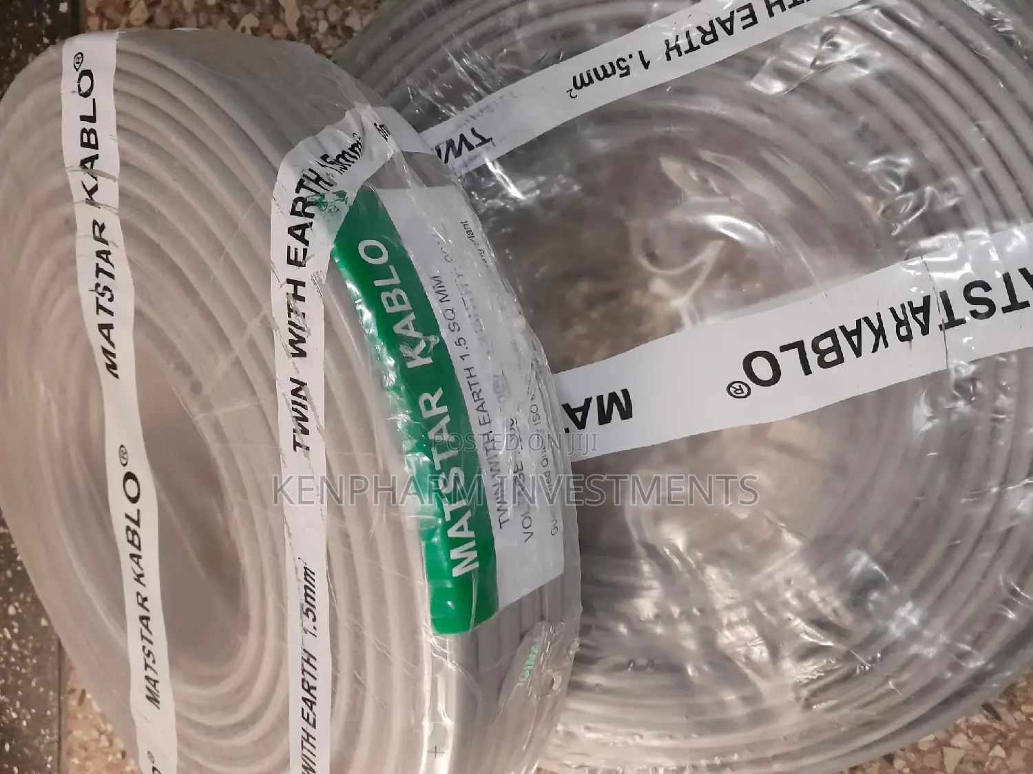 1.5mm Twin With Earth Bulbs Electric Wiring Cable