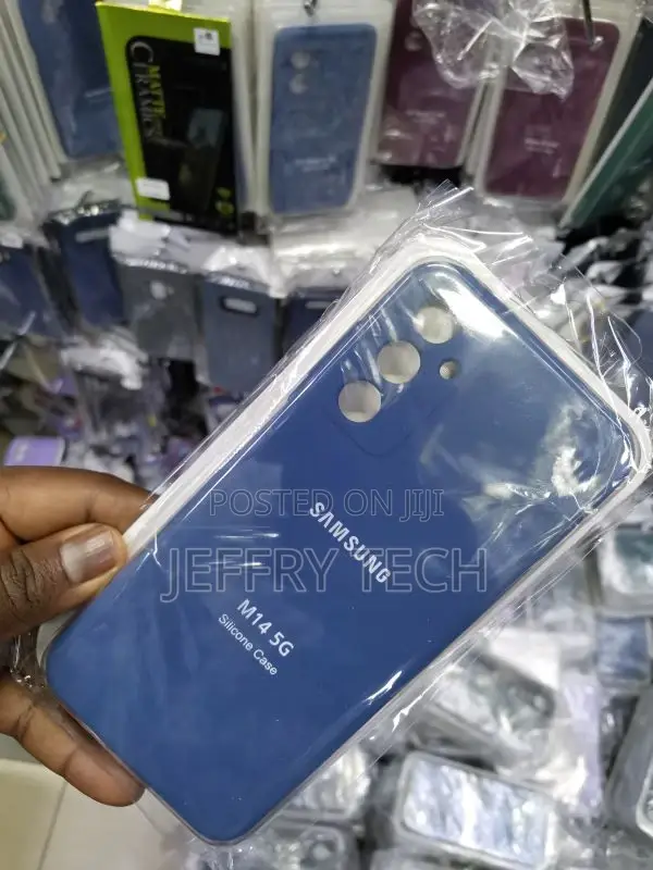 Samsung Galaxy M14 5G Luxury Shockproof Liquid Silicone Case
