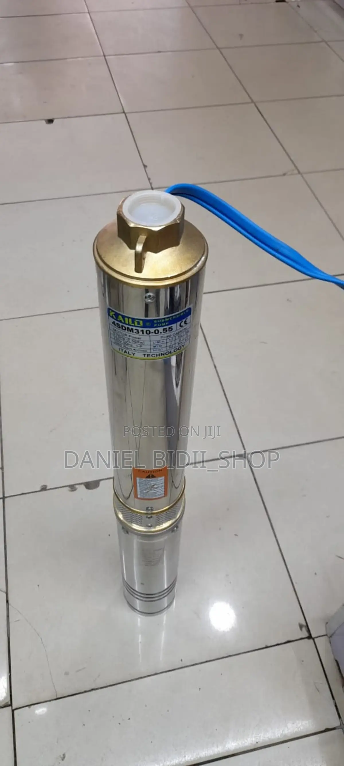 Kailo 1.0HP 60M Submersible Electric Pump 3000l/H