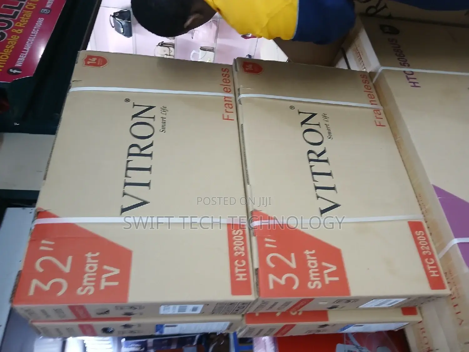 Vitron 32,32,32 Smart Android Frameless ,Frameless