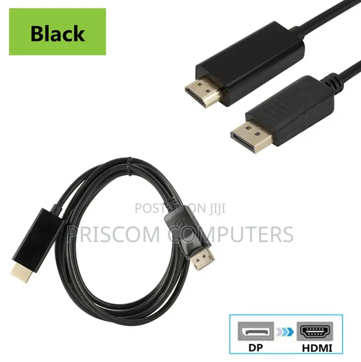 Displayport to HDMI Cable 1.8m DP to HDMI Adapter Converter
