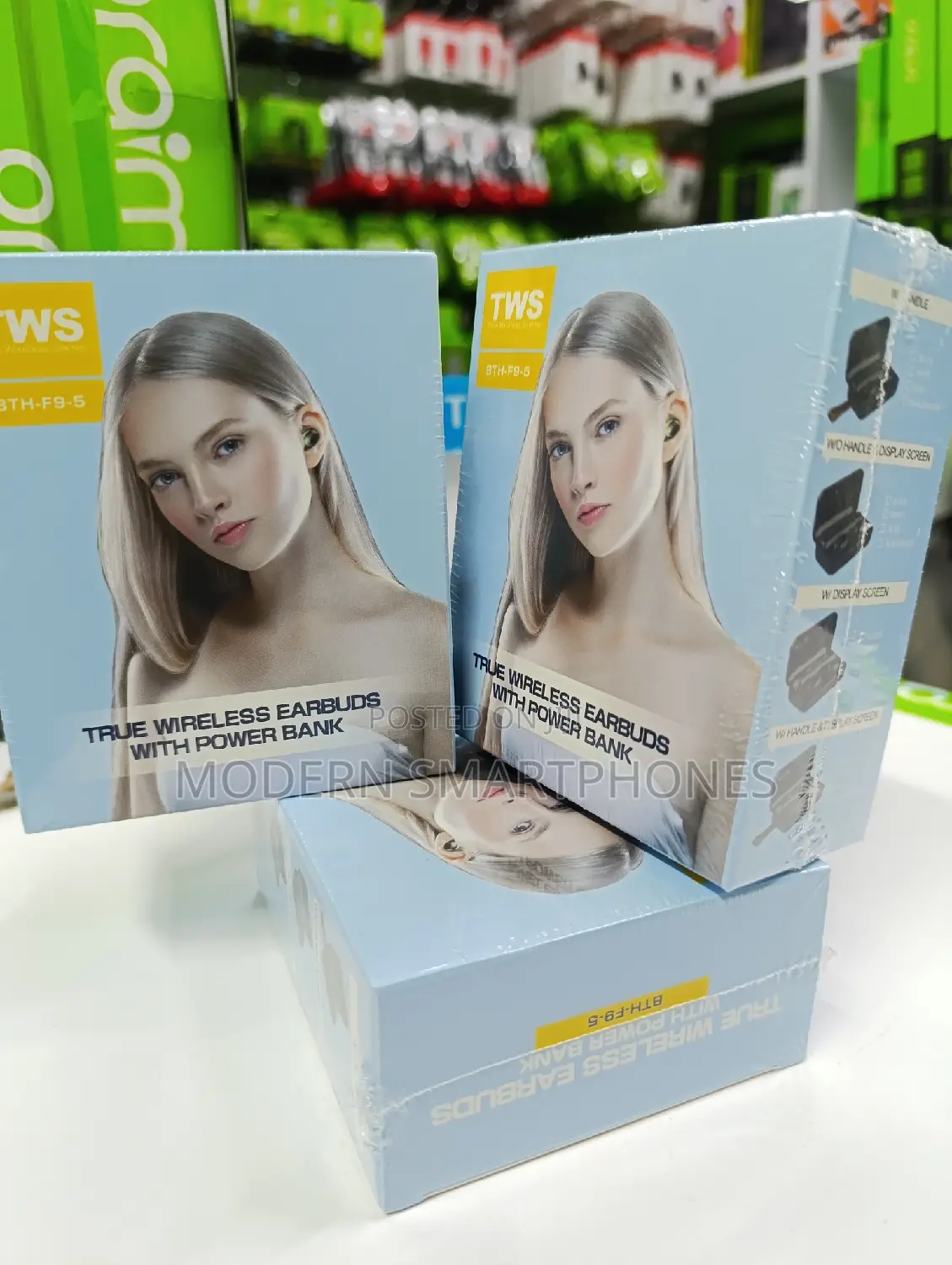 True Wireless Earbuds With Power Bank