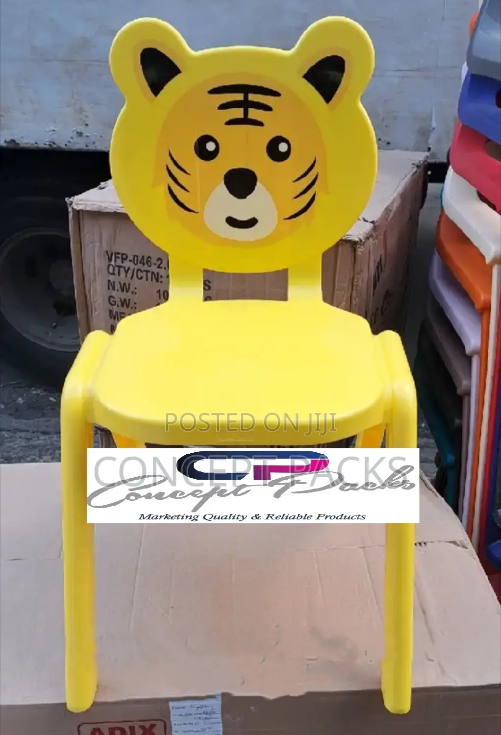 Yellow Panda Children Chair.