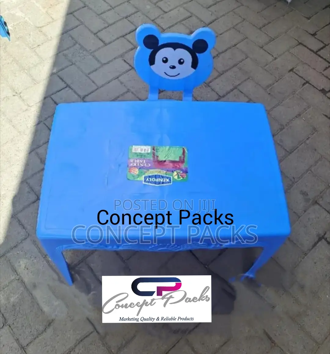 Children Panda Chair + Study / Play Table Set.