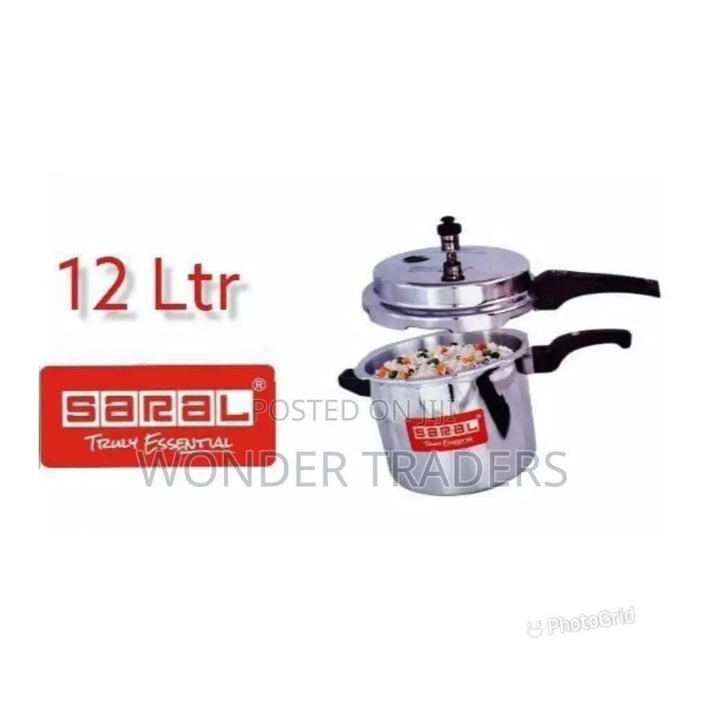 12.0 LTR Saral Aluminum Pressure Cookers
