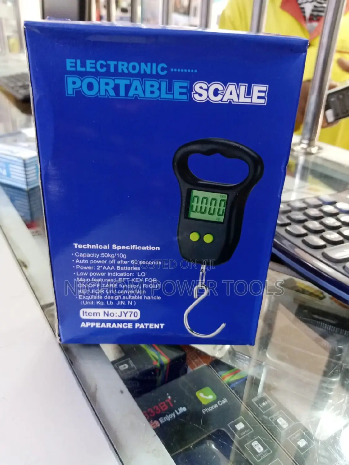 JY70 50kg Electronic Portable Scale /Pocket Scale