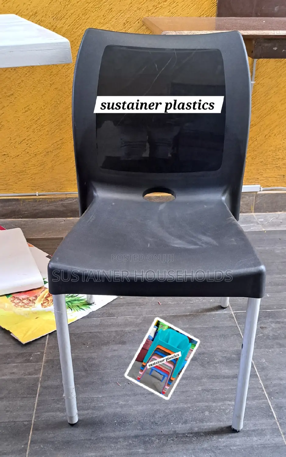 Bruno Armless Plastic Chairs