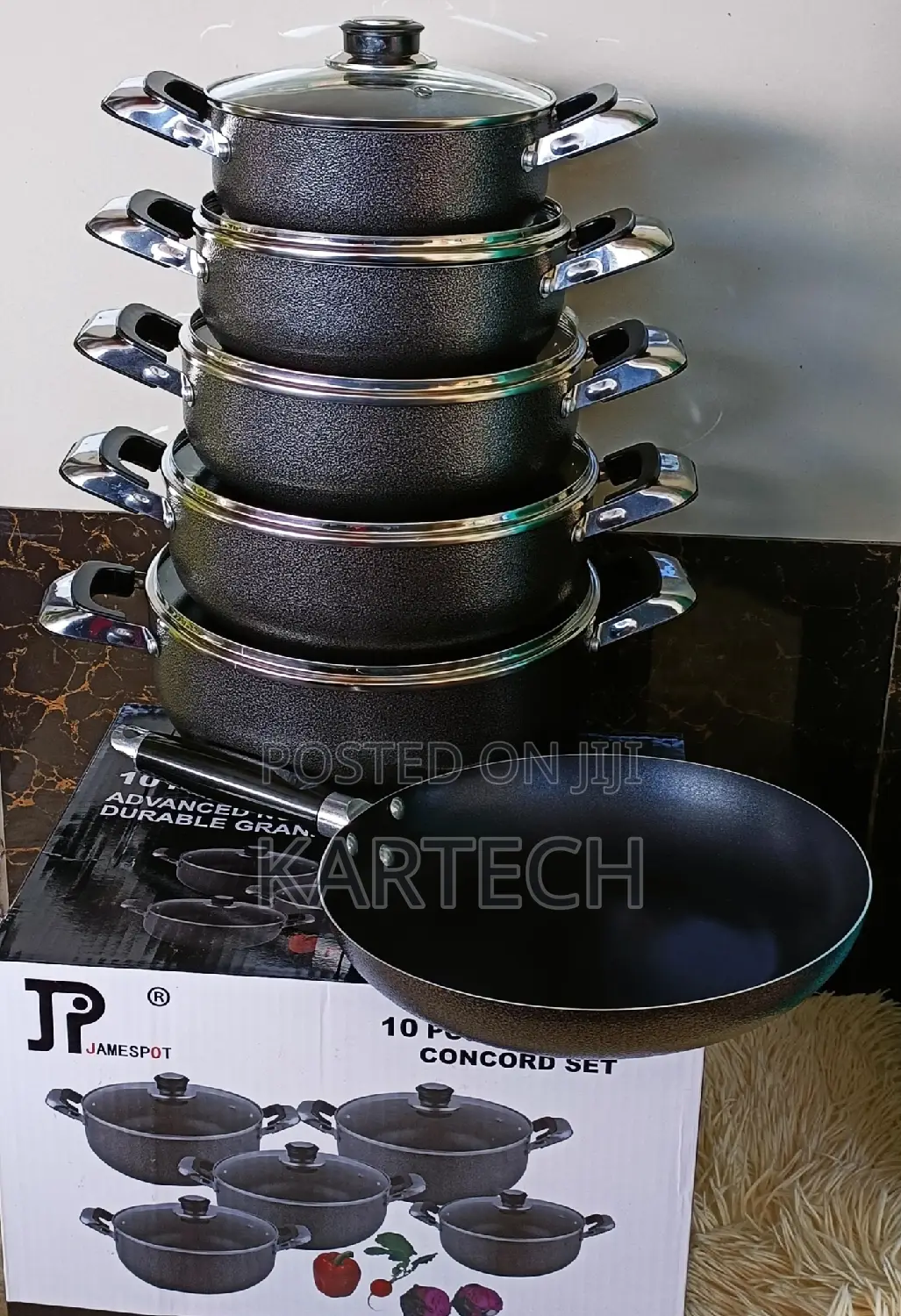 James Pot Cookware Set 10 PCS