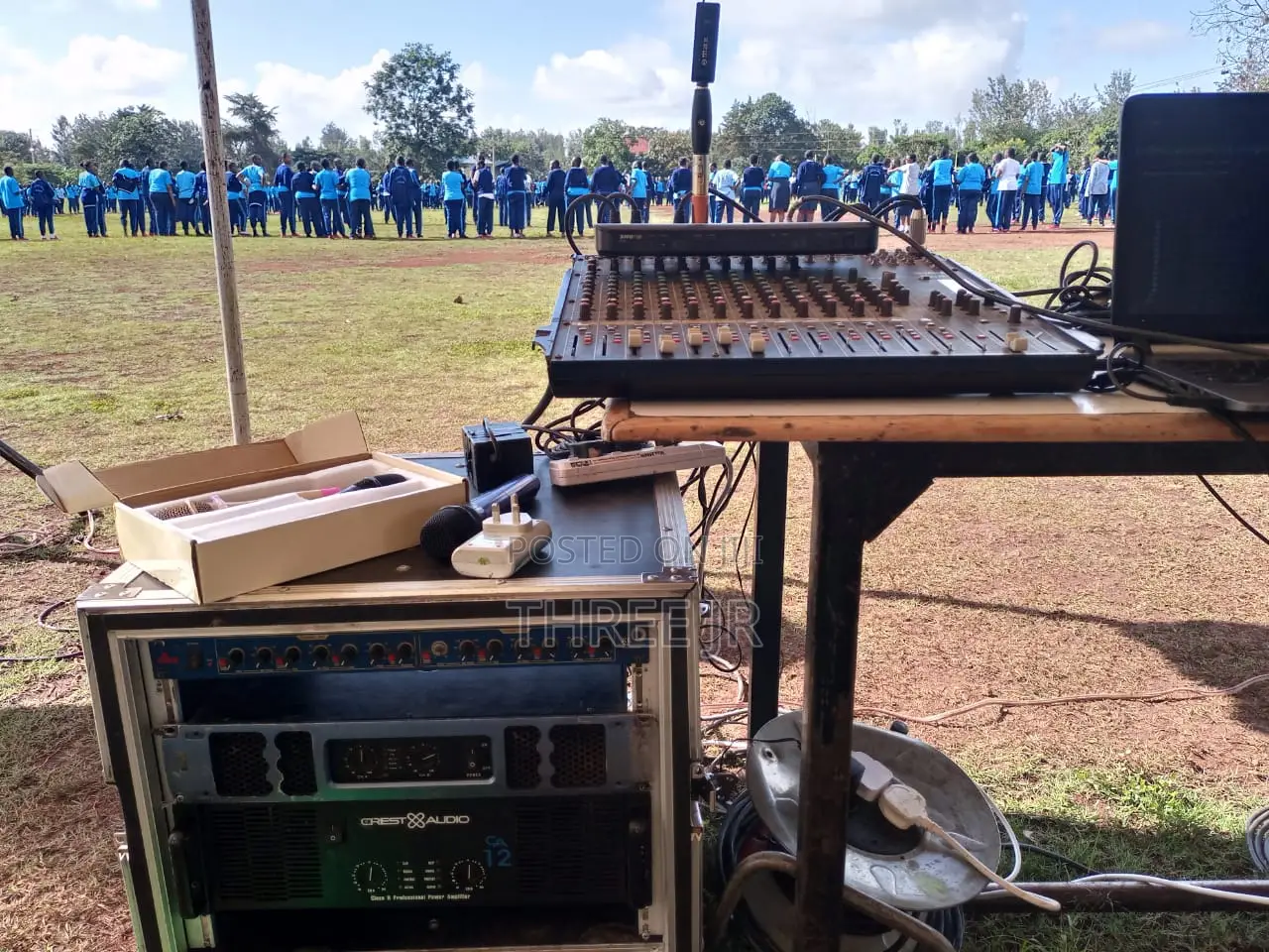We Deliver Nice Sound Set Up Hire. Quality Is Our Value